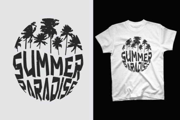 Bring the Heat: Designing with T SHIRT DESIGN - SUMMER PARADISE