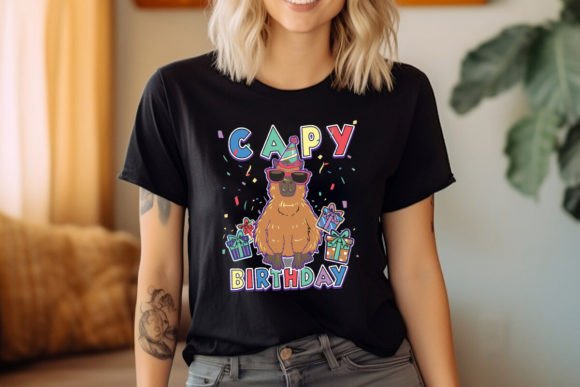 Capybara T-Shirt Design AI & PNG: Your Ultimate POD Asset