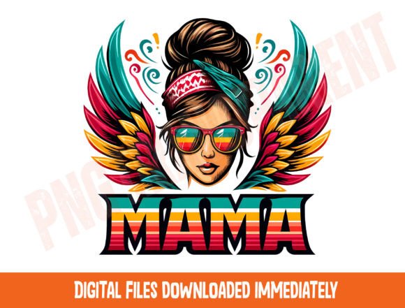 Celebrate Motherhood with a Trendy Mama Png Design