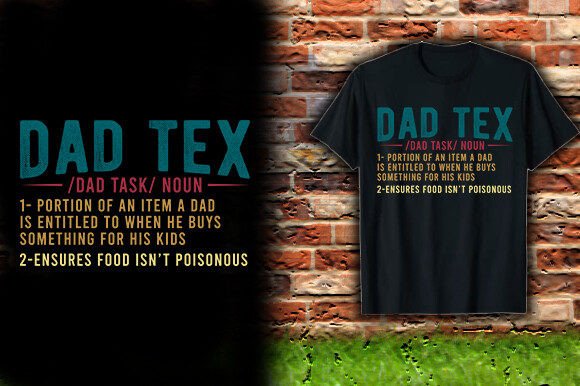 Dad Tex: The Ultimate T-Shirt Design for Fatherhood