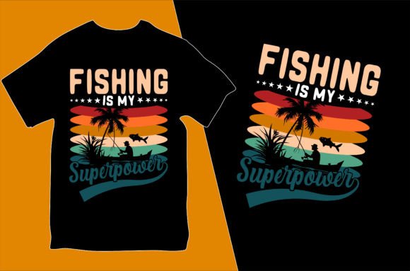 Fishing Retro Vintage T-shirt Design: Your Next Best Seller