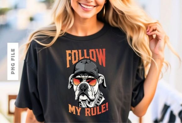 Follow My Rule T-shirt Design: A Bold Statement for Your Brand