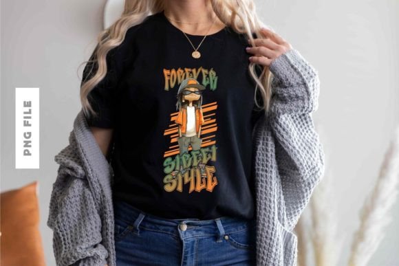 Forever Street Style: Your Ultimate T-Shirt Design Asset