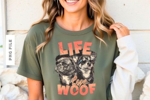 Life Love Woof T-shirt Design: The Ultimate Creative Asset