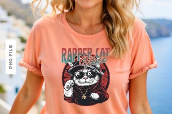 Rapper Cat Vibes: A Design Asset for Instant Attitude