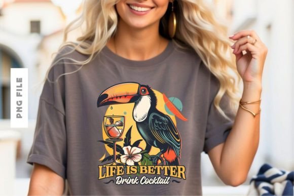 Refreshing Your Visuals with Life is Better Drink Cocktail Design