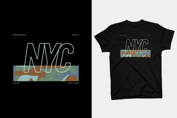 T-SHIRT DESIGN - NYC: Wearable Art for the Concrete Jungle