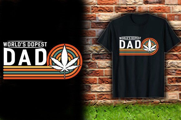 The Ultimate Father's Day Merch: WORLD'S DOPEST DAD TSHIRT DESIGN